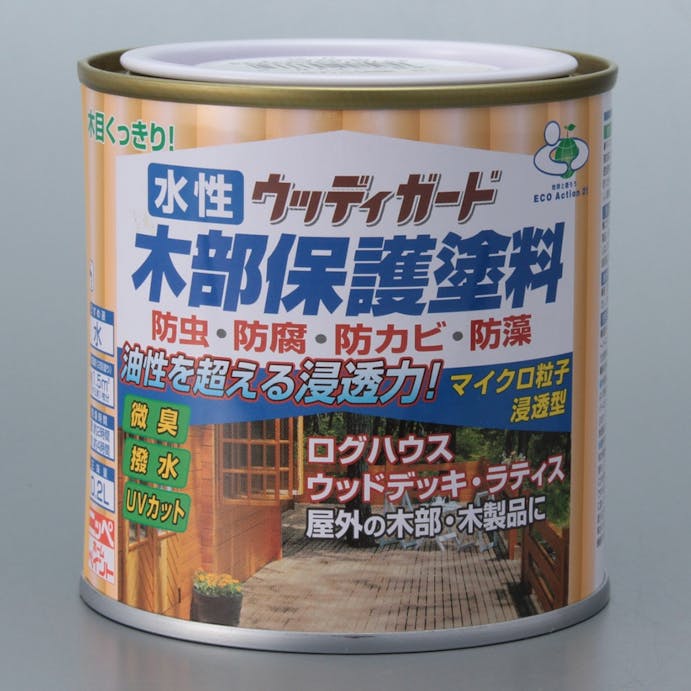 ニッペホームプロダクツ 水性ウッディガード 木部保護塗料 オーク 0.2L