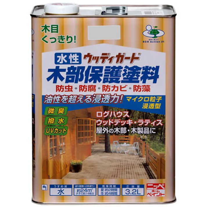 水性ウッディガード オーク 3.2L