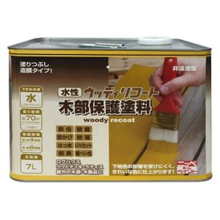 水性ウッディリコート 木部保護塗料 スプルース 7L
