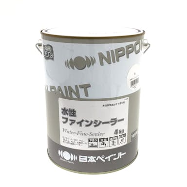 日本ペイント 水性ファインシーラー 白 4kg(販売終了)