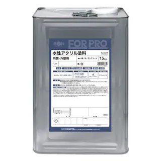 FORPRO 水性アクリル塗料 白 15kg【別送品】