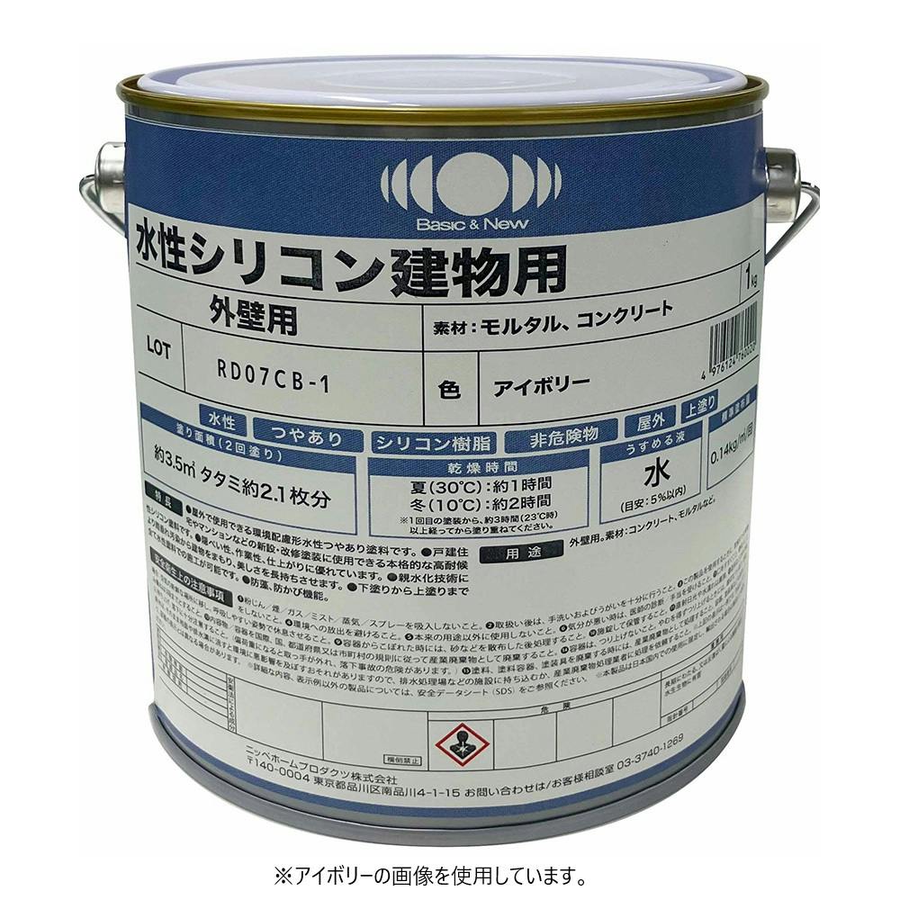 水性ブロック・外カベ用S アイボリーホワイト 16kg【別送品】 | ペンキ