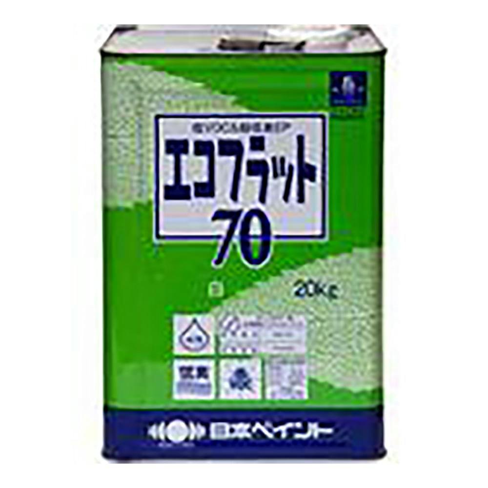 日本ペイント エコフラット70 白 20kg | ペンキ（塗料）・塗装用品 通販 | ホームセンターのカインズ