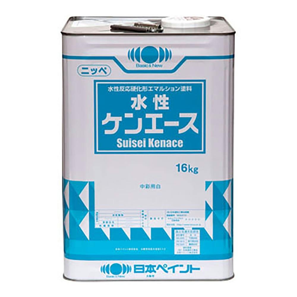 日本ペイント 水性ケンエース 白16kg
