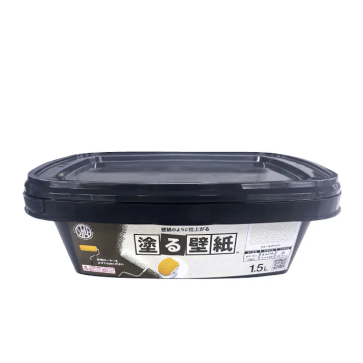 塗る壁紙 ウォールホワイト 1.5L