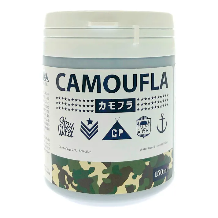 水性塗料 CAMOUFLA カモフラ シャビーグレー 150ml