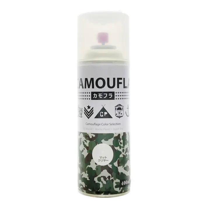 CAMOUFLA カモフラ スプレー マットクリアー つやなし 400ml