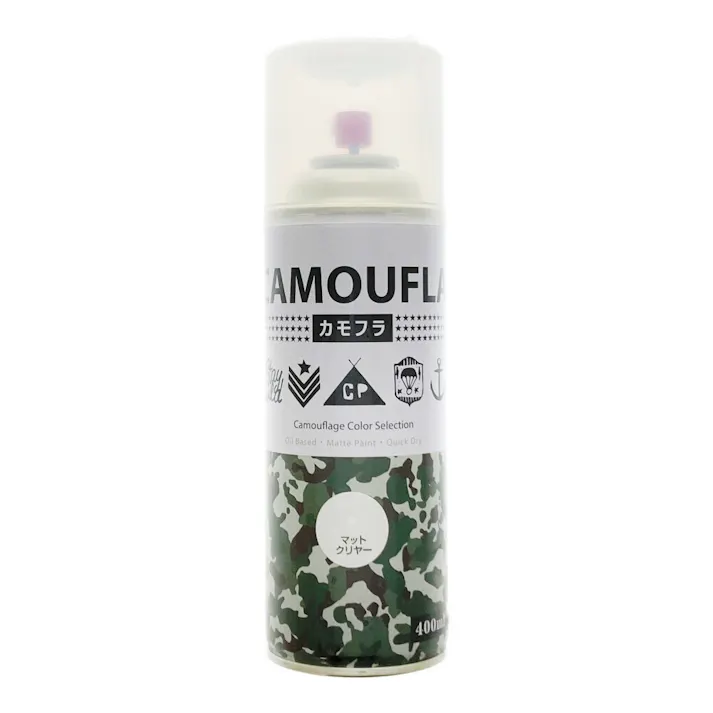 CAMOUFLA カモフラ スプレー マットクリアー つやなし 400ml