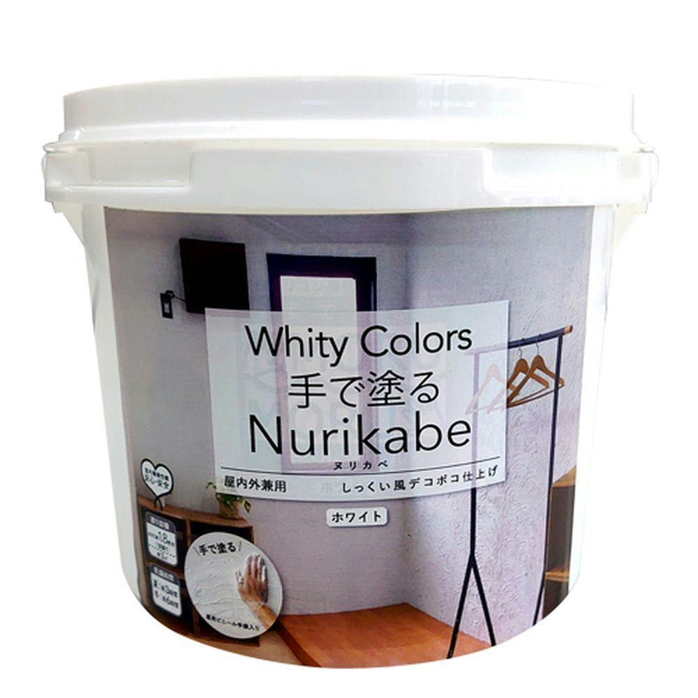 Whity Colors 手で塗る ヌリカベ ホワイト | 塗料（ペンキ）・塗装用品 
