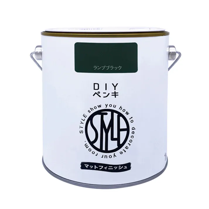 DIYペンキ ランプブラック 1kg
