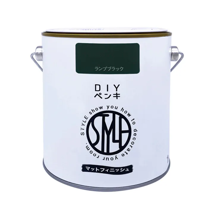 DIYペンキ ランプブラック 1kg