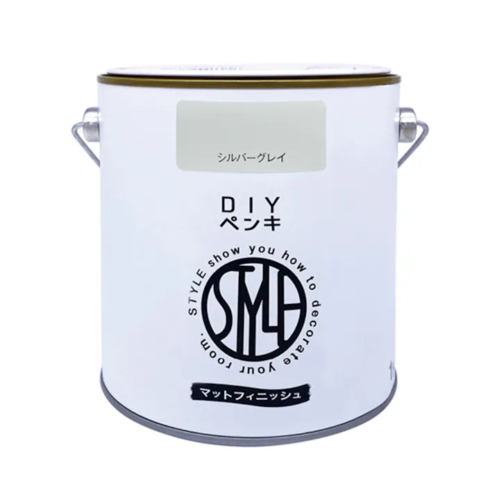 DIYペンキ シルバーグレイ 1kg