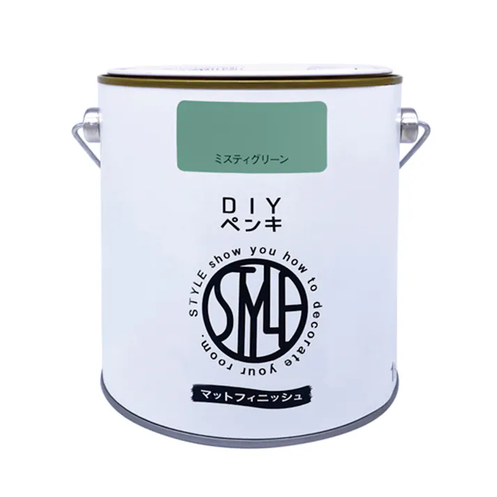 DIYペンキ ミスティグリーン 1kg