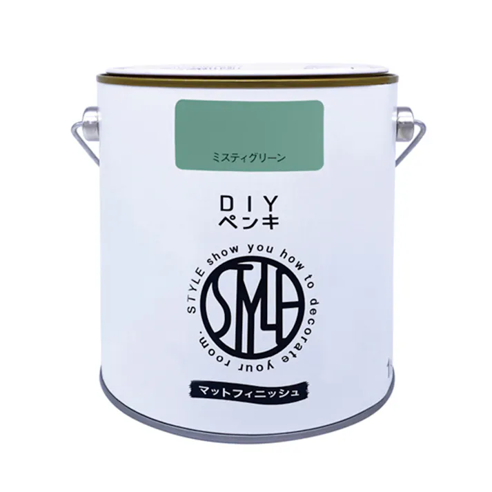 DIYペンキ ミスティグリーン 1kg