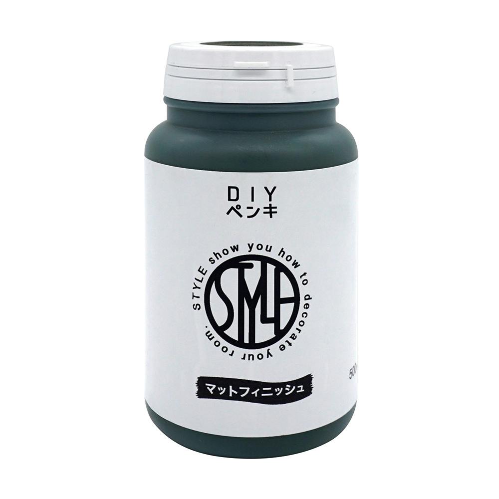 DIYペンキ ダルグリーン 500ml