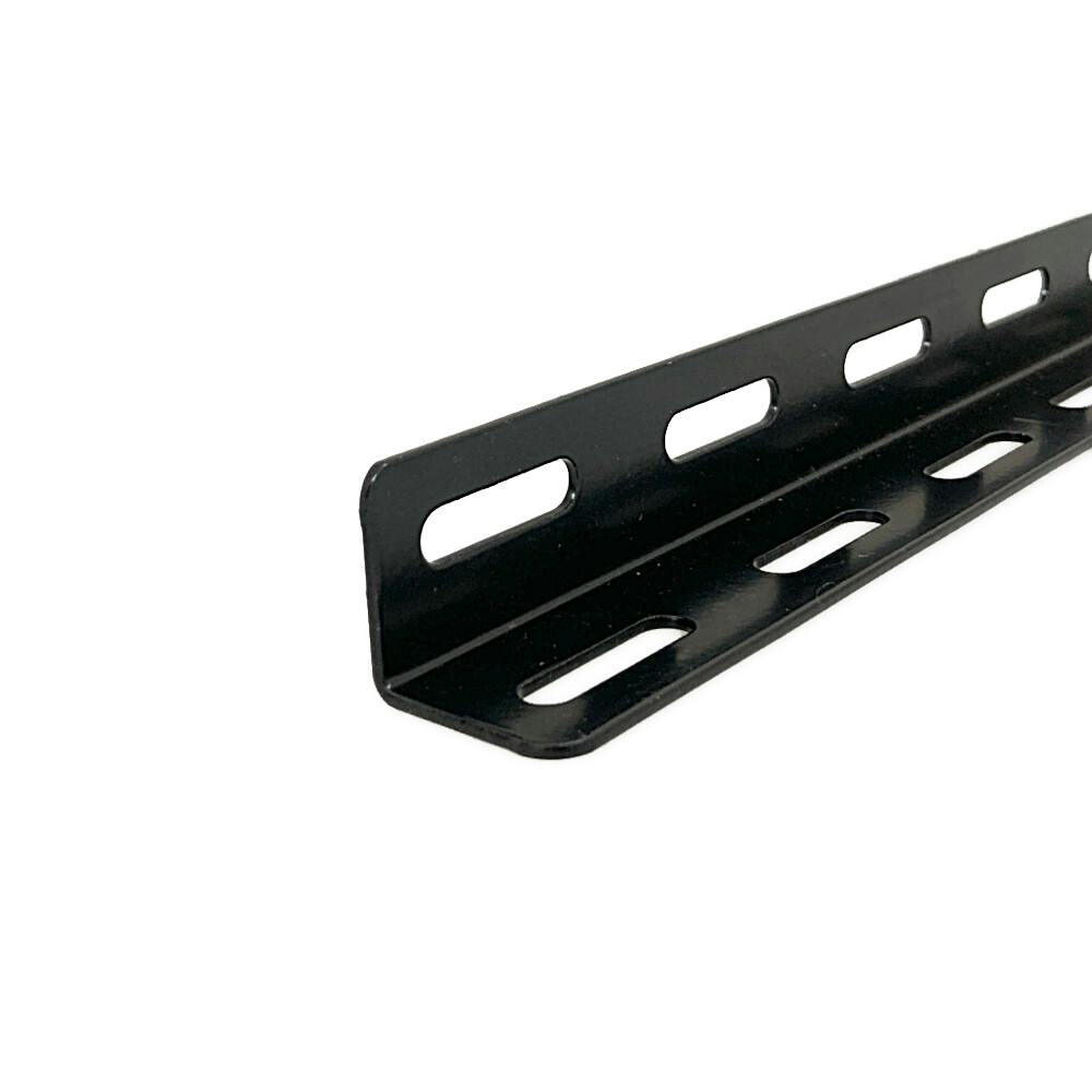 キタジマ カラーアングル ブラック 30×750mm | スチールラック・メタル