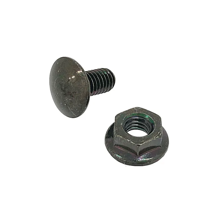 キタジマ カラーボルトナット カラーアングル用 ブラック 内締 6×12mm 20組入