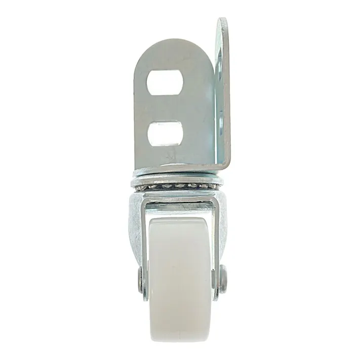 キタジマ キャスター単輪 カラーアングル用 ホワイト 40mm