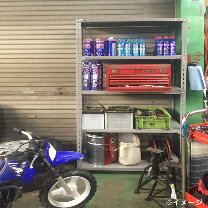 【送料無料】キタジマ 強力スチール棚(力量)1800 5段 幅181cm 奥行46cm 高さ180.2cm【別送品】