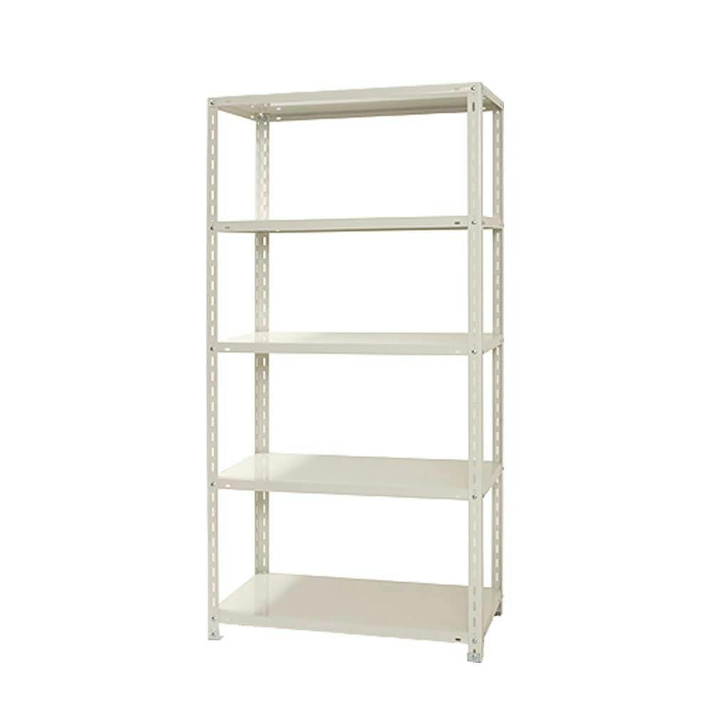 送料無料】キタジマ カラースチール棚 白 5段 N875【別送品 送料無料】キタジマ カラースチール棚 白 5段 N875【別送品