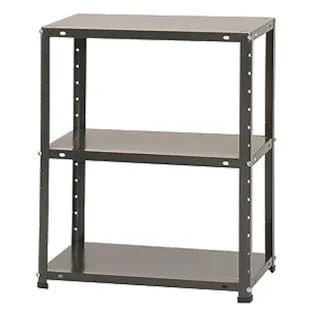【送料無料】キタジマ スチールラック DKラック ダークグレー 3段 DK-263 幅61×奥行31×75cm【別送品】