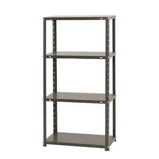 【送料無料】キタジマ スチールラック DKラック ダークグレー 4段 DK-463 幅61×奥行31×120cm【別送品】