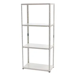 【送料無料】キタジマ スチールラック KTラック ホワイト 4段 KTJ-70 幅81×奥行41×高さ180cm【別送品】