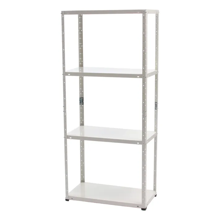 【送料無料】キタジマ スチールラック KTラック ホワイト 4段 KTJ-70 幅81×奥行41×高さ180cm【別送品】