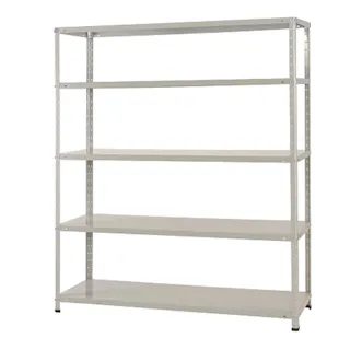 【送料無料】キタジマ スチールラック KTラック ホワイトグレー 5段 KT150 幅151×奥行46×高さ180cm 3型【別送品】
