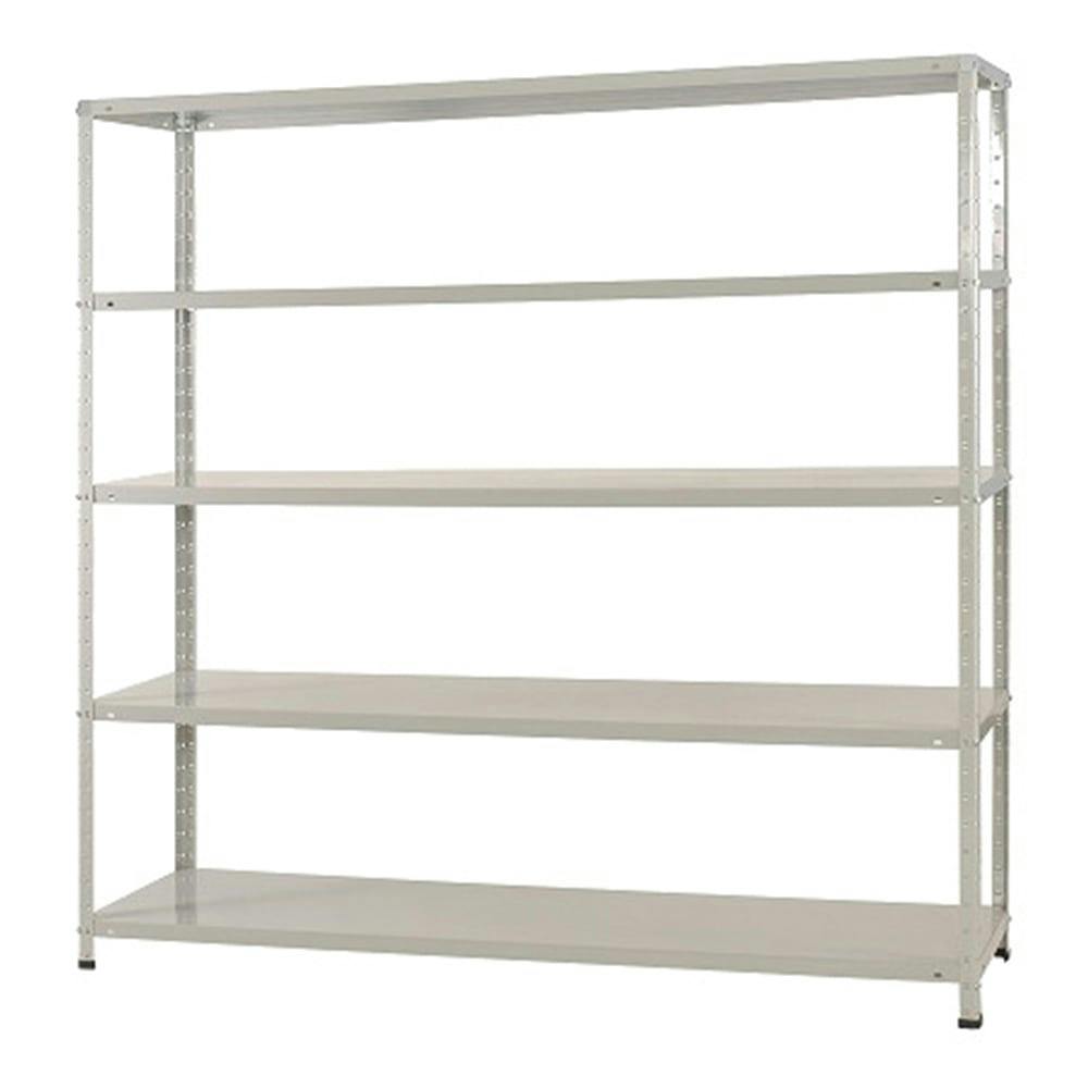 スチールラック　5段　メタルラック　幅55cm ホワイト スチール棚 N1500 5段 白 の通販 | ホームセンター コメリドットコム