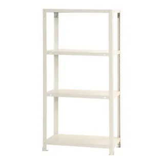 【送料無料】キタジマ スチールラック スマートラック ホワイト NSTR436 4段【別送品】