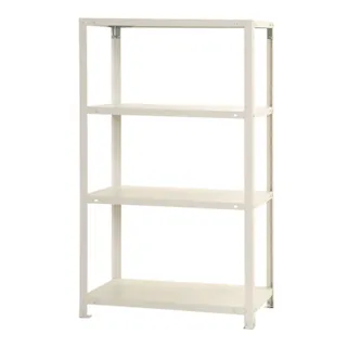 【送料無料】キタジマ スチールラック スマートラック ホワイト NSTR446 4段【別送品】