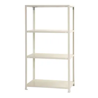 【送料無料】キタジマ スチールラック スマートラック ホワイト NSTR554 4段【別送品】