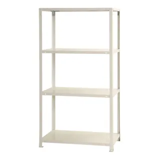 【送料無料】キタジマ スチールラック スマートラック ホワイト NSTR557 4段【別送品】