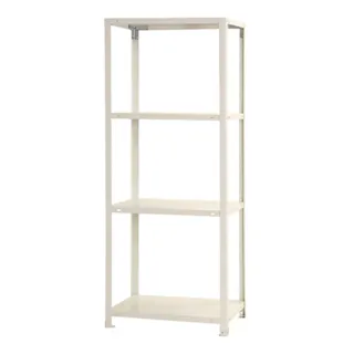 【送料無料】キタジマ スチールラック スマートラック ホワイト NSTR536 4段【別送品】