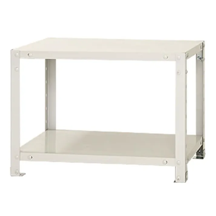 【送料無料】キタジマ スチールラック スマートラック ホワイト NSTR034 2段【別送品】