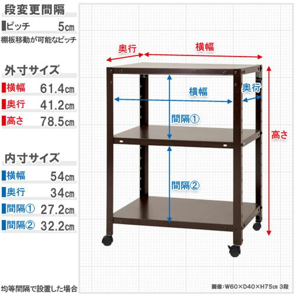 スチールラック スチール棚 業務用 収納 スマートラック NSTR-756 幅80