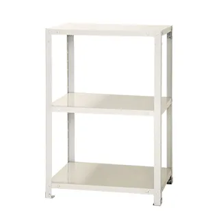 【送料無料】キタジマ スチールラック スマートラック ホワイト NSTR337 3段【別送品】