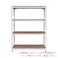 【送料無料】キタジマ アングル棚 ホワイト AD-63-4-W 横幅120×奥行60×高さ120cm 4段 受注生産品【別送品】