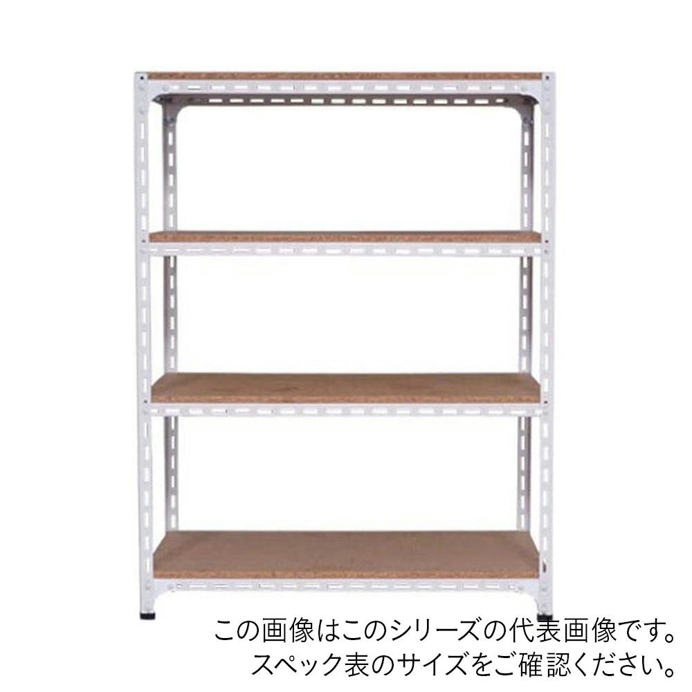 キタジマ アングル棚 ホワイト AD-42-5-W 横幅75×奥行45×高さ150cm 4段 業務用スチールラック キタジマ アングル棚 ホワイト AD-42-5-W 横幅75×奥行45×高さ150cm 4段 業務用スチールラック