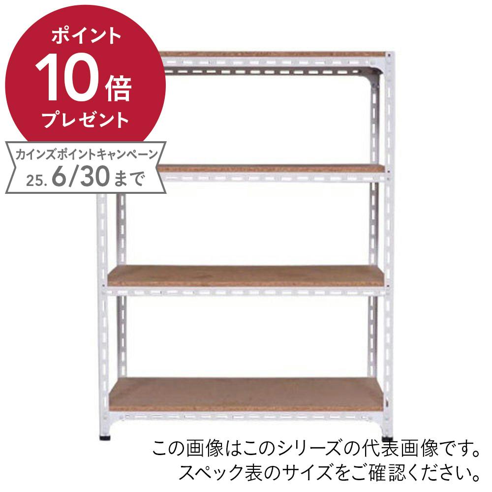 キタジマ アングル棚 ホワイト AD-43-5-W 横幅75×奥行60×高さ150cm 4段 業務用スチールラック キタジマ アングル棚 ホワイト AD-43-5-W 横幅75×奥行60×高さ150cm 4段 業務用スチールラック