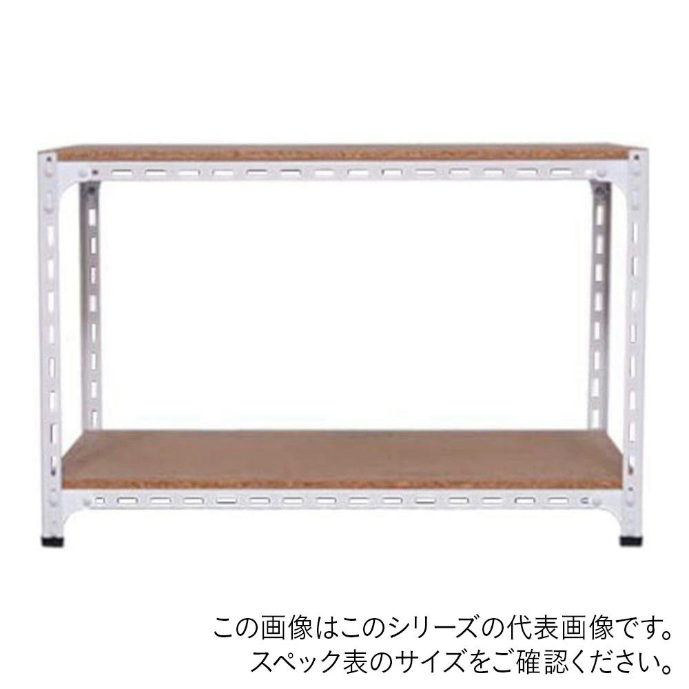 キタジマ アングル棚 ホワイト AD-81-1-W 横幅180×奥行30×高さ60cm 2段 業務用スチールラック キタジマ アングル棚 ホワイト AD-81-1-W 横幅180×奥行30×高さ60cm 2段 業務用スチールラック