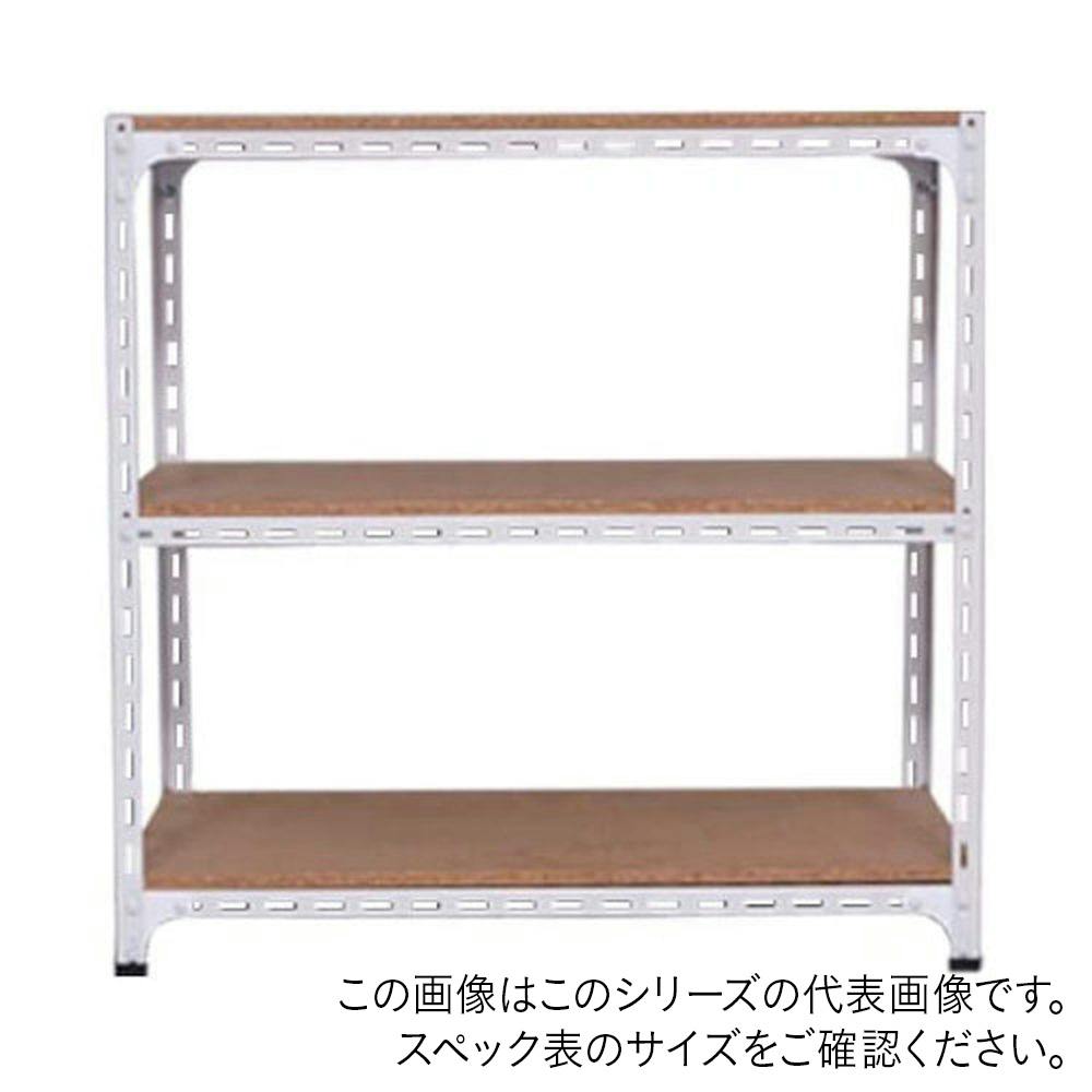 キタジマ アングル棚 ホワイト AD-73-2-W 横幅150×奥行60×高さ75cm 3段 業務用スチールラック キタジマ アングル棚 ホワイト AD-73-2-W 横幅150×奥行60×高さ75cm 3段 業務用スチールラック