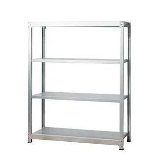 【送料無料】キタジマ 軽中量 100kg 単体4段 幅120cm 奥行45cm 高さ120cm【別送品】
