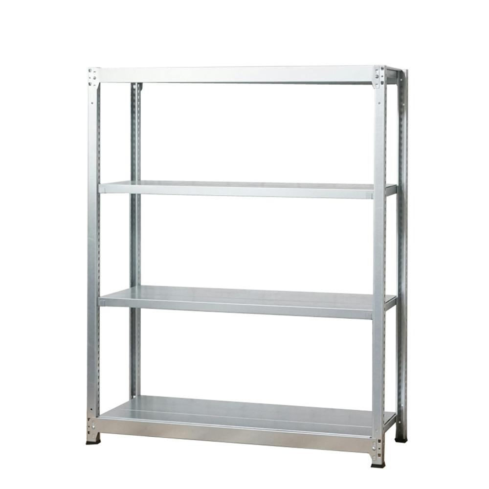 送料無料】キタジマ 軽中量 100kg 単体4段 幅150cm 奥行30cm 高さ120cm