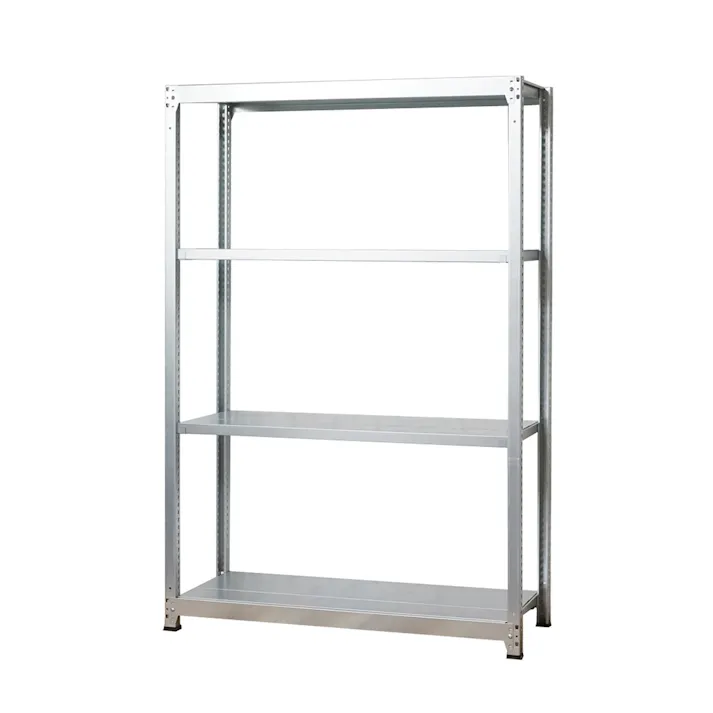 【送料無料】キタジマ 軽中量 100kg 単体4段 幅180cm 奥行45cm 高さ150cm【別送品】