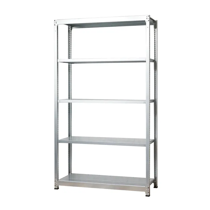 【送料無料】キタジマ 軽中量 100kg 単体5段 幅180cm 奥行30cm 高さ210cm【別送品】