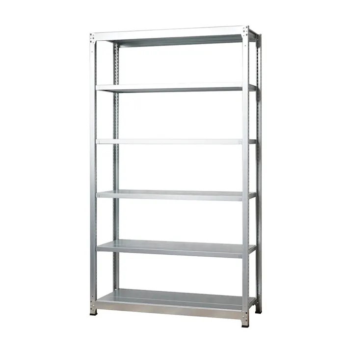 【送料無料】キタジマ 軽中量 100kg 単体6段 幅180cm 奥行30cm 高さ240cm【別送品】