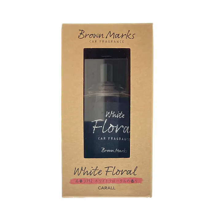 オカモト カーオール CARALL ブラウンマーク スリキッド ホワイトフローラル 160ml