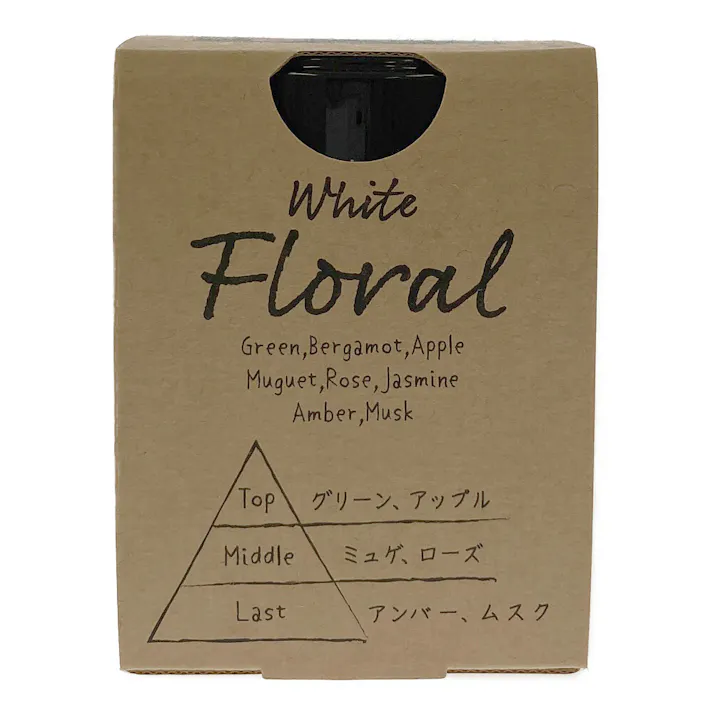 オカモト カーオール CARALL ブラウンマークス ゲル ホワイトフローラル 3395